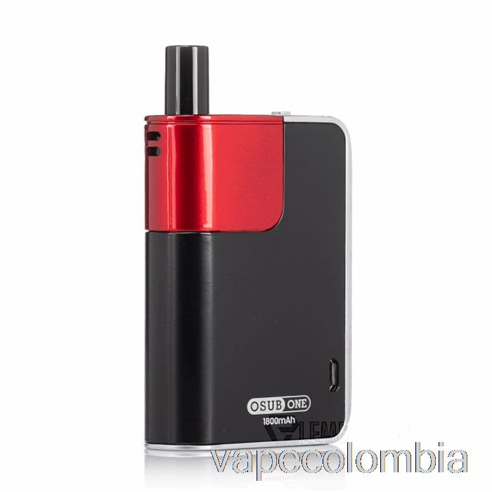 Kit Vape Completo Smok Osub One 40w Pod System Negro Rojo